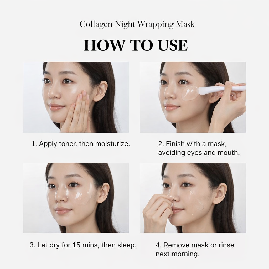 BenoraGlow™ Collagen Night Wrapping Mask